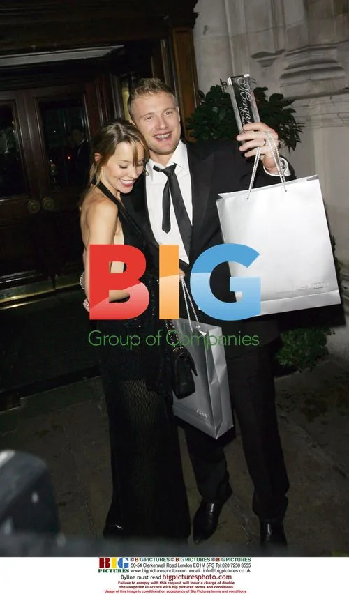 Freddie and Rachel Flintoff at Morgan awards