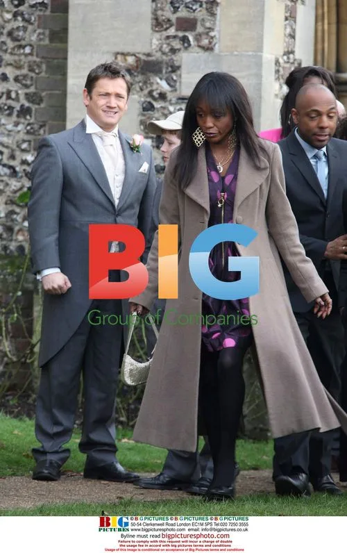 Eastenders cast at Ricky and Bianca's wedding