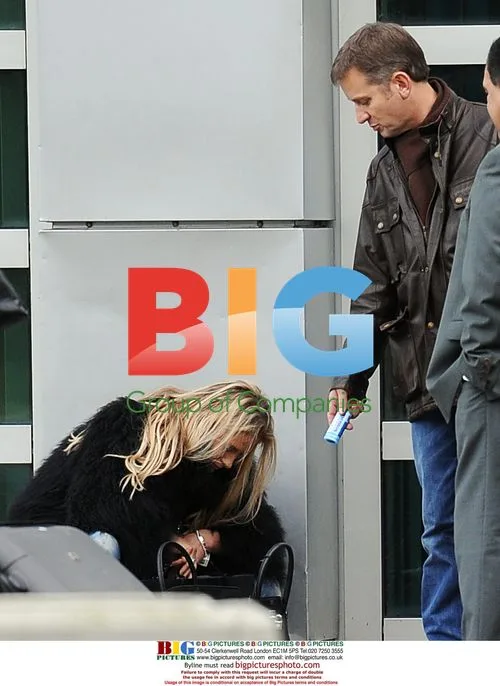Jeremy Kyle and Wife Spotted at Manchester Airport
