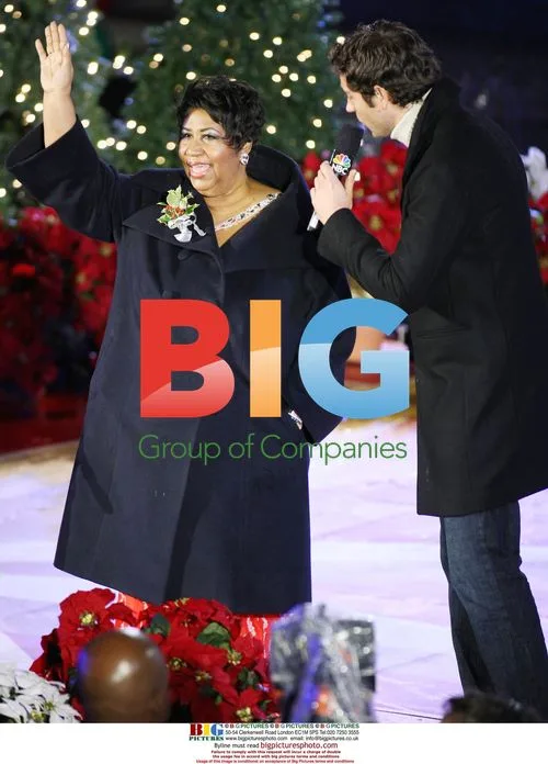 Aretha Franklin at Rockefeller Center tree lighting