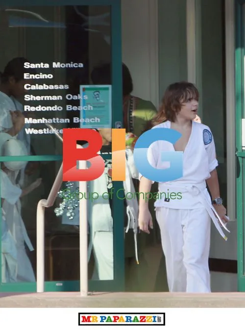 Michael Jackson\'s Kids Leaving Karate Class