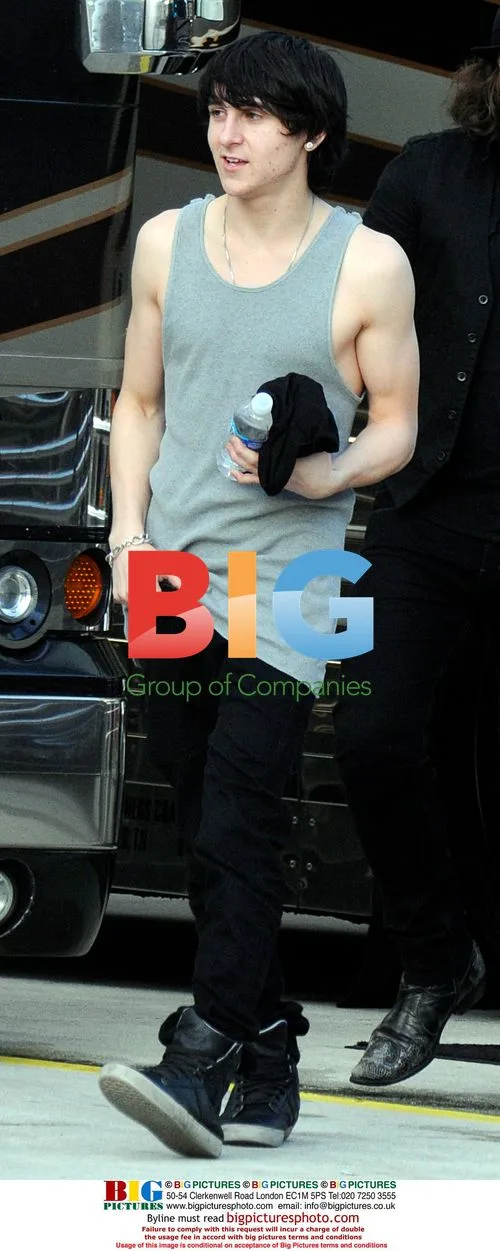 Mitchel Musso at Miley Cyrus Concert