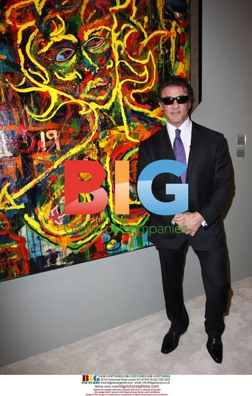 Sylvester Stallone at Art Basel