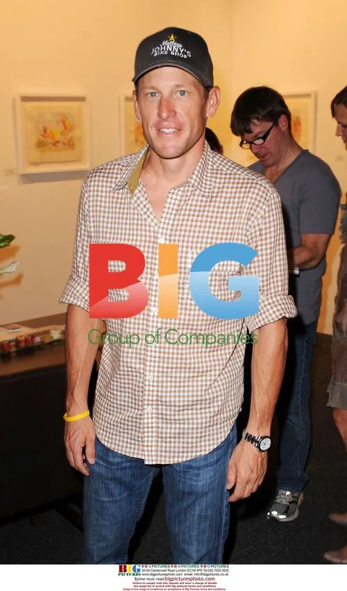 Lance Armstrong at Art Basel Miami