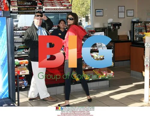 George Clooney and Elisabetta Canalis in LA