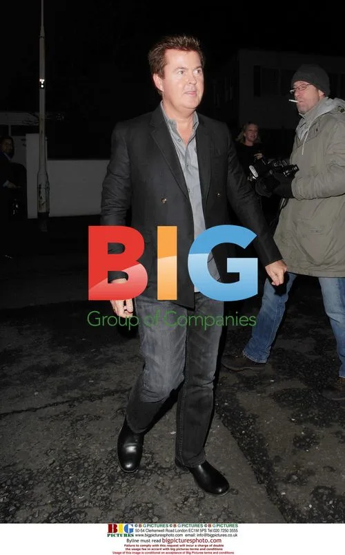 Simon Fuller Attends Geri Halliwell's Christmas Party