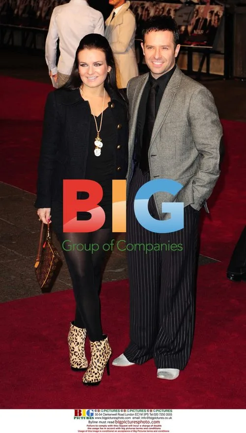 Darren Bennett and Lilia Kopylova at "Nine" Premiere