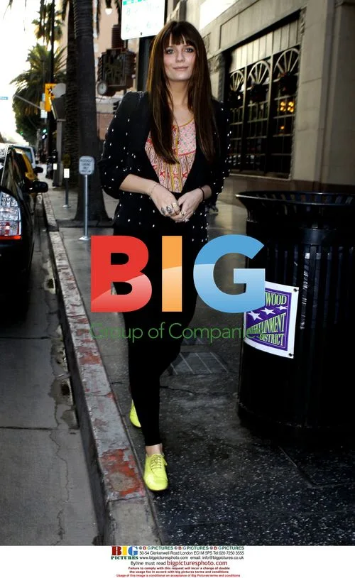 Mischa Barton visits Irish pub in Hollywood