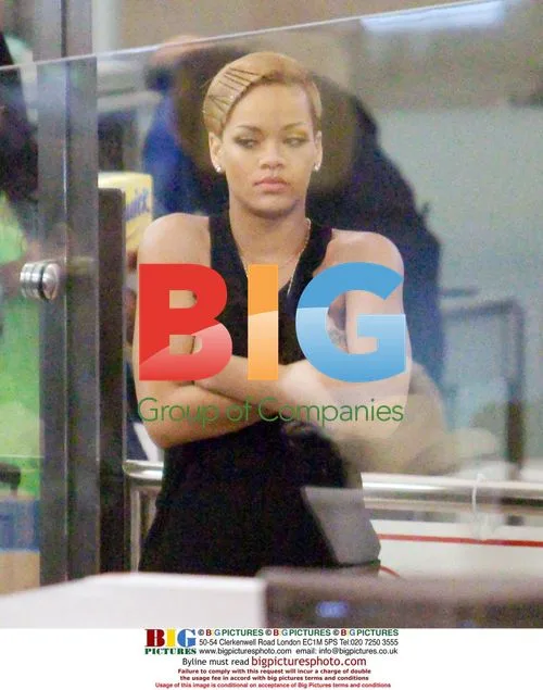 Rihanna Receives Security Search at LAX