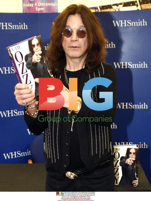 Ozzy Osbourne Signing Copies of 'I Am Ozzy'