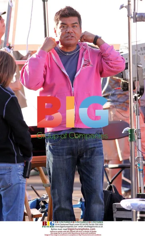 George Lopez pretends to get arrested on Valentines Day film set