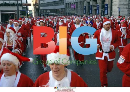 UK's Largest Gathering of Santas