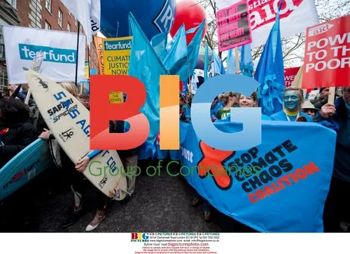 Celebrities join The Wave march in London