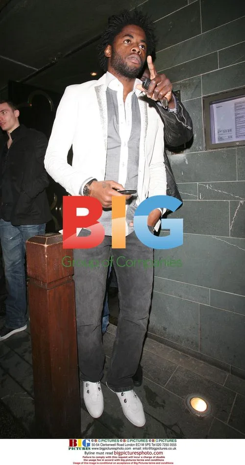 Arsenal players at Christmas party