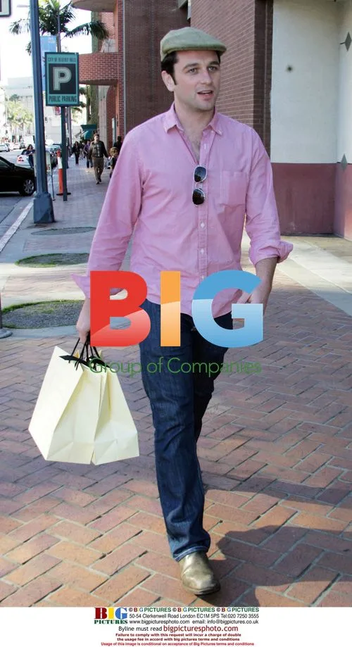 Matthew Rhys spotted shopping at Jo Malone