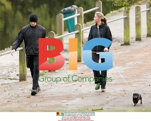 Liam Gallagher and Natalie Appleton run in London