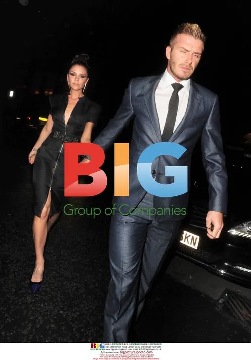 David and Victoria Beckham at Harper's Bazaar Dinner