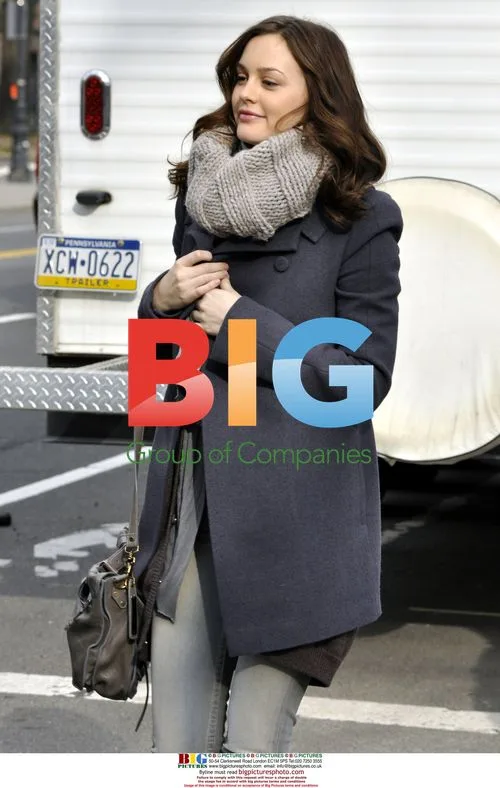 Leighton Meester on 'Gossip Girl' Set
