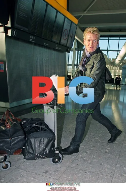 Gordan Ramsay at London Airport