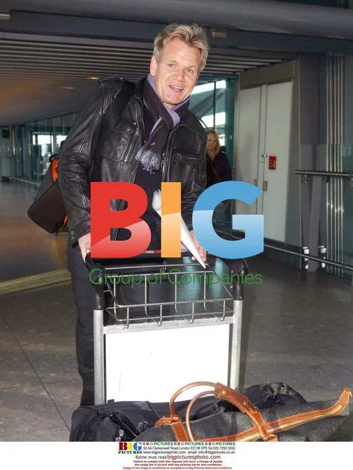 Gordan Ramsay at London Airport