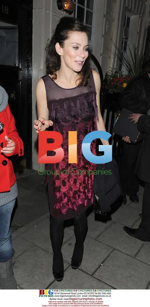 Anna Friel signs autographs in London