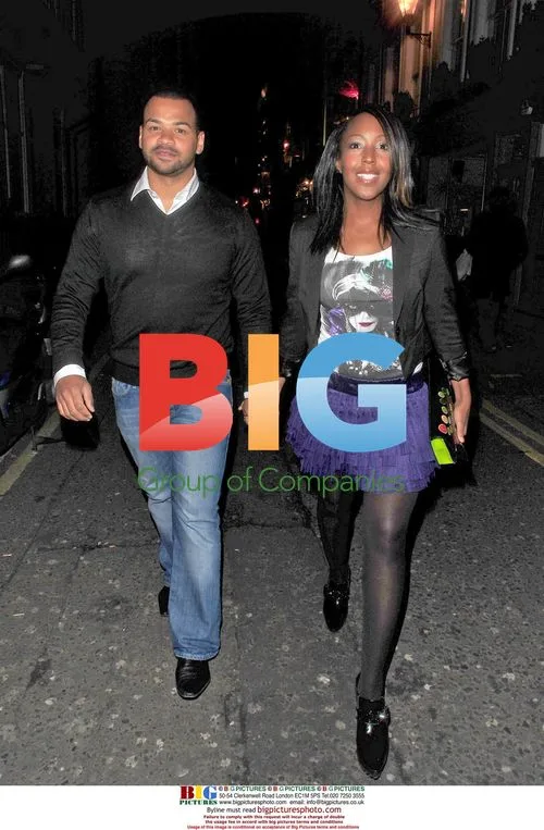 Michael Underwood and Angelica Bell at This Morning Party