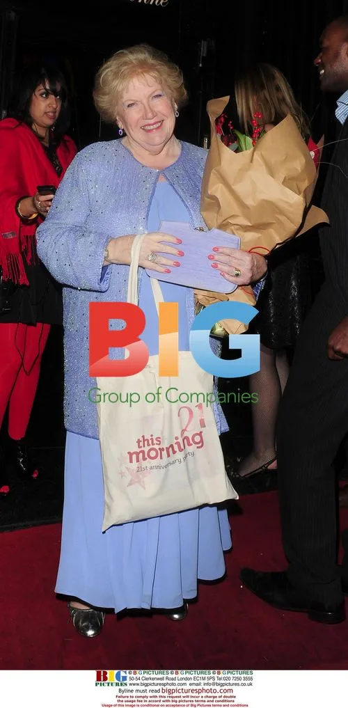 Denise Robertson at This Morning 21st Birthday