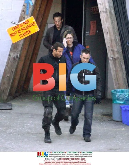 The A-Team Cast on Set in Vancouver