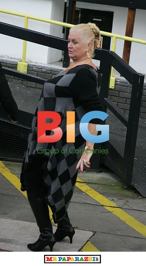 Kim Woodburn at ITV studios