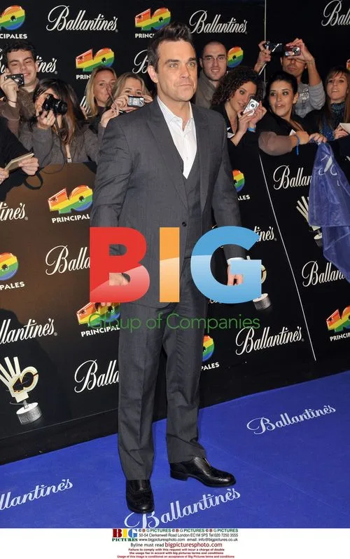 Robbie Williams at Premios 40 Principales