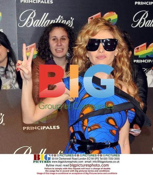 Paulina Rubio at the Premios 40 Principales