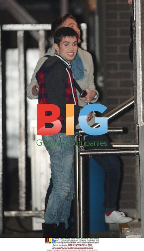 X Factor Winner Joseph McElderry Arrives at GMTV