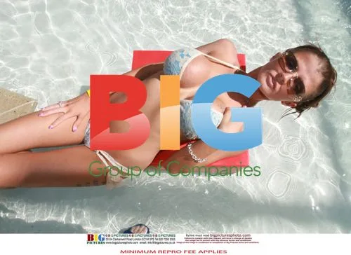 Joslyn James Poses Poolside