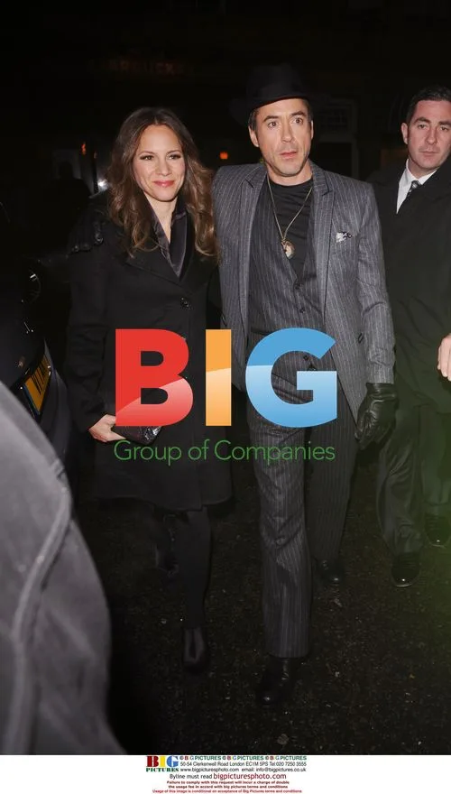 Robert Downey Jnr at Sherlock Holmes afterparty