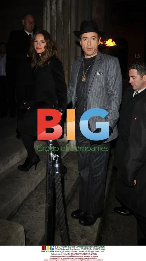 Robert Downey Jnr at Sherlock Holmes afterparty