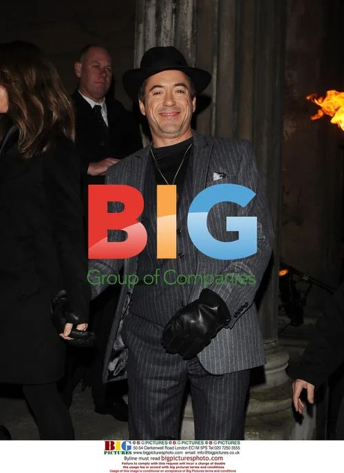 Robert Downey Jnr at Sherlock Holmes afterparty