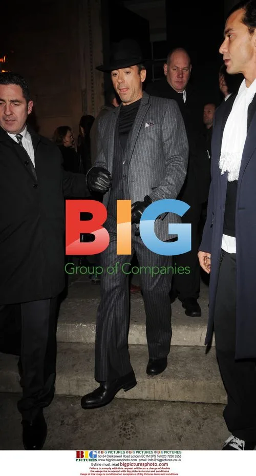 Robert Downey Jnr at Sherlock Holmes afterparty
