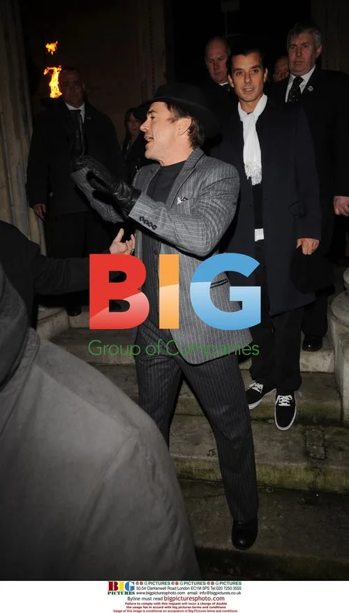 Robert Downey Jnr at Sherlock Holmes afterparty