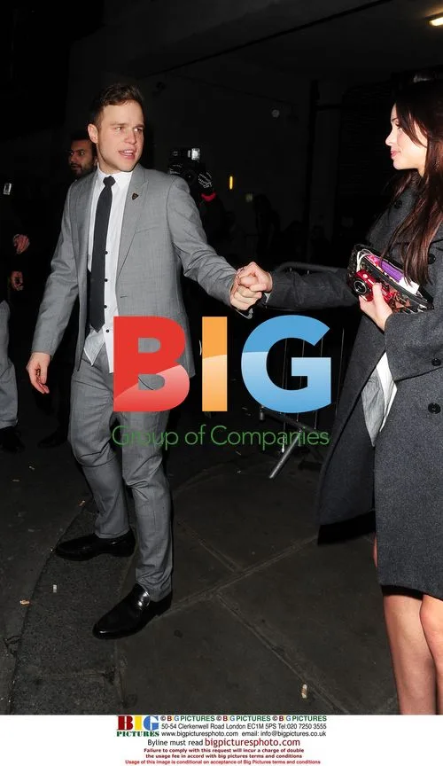 Olly Murs and Sianad Gregory at X Factor party