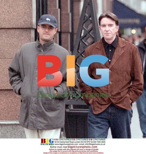 Peter Mandelson and partner shopping in Chelsea
