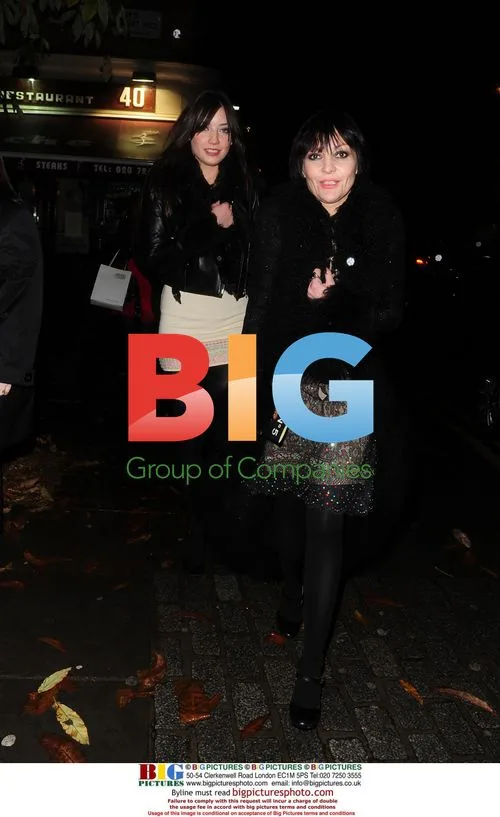 Daisy Lowe and Pearl Lowe Leaving The Nutcracker