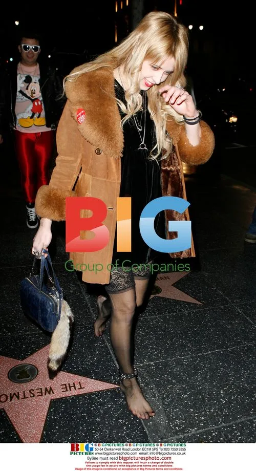 Peaches Geldof on Hollywood Walk of Fame