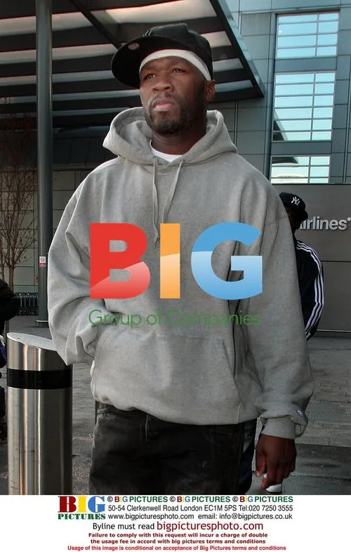 50 Cent Arrives in London
