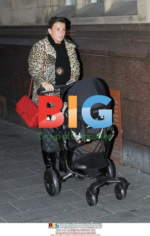 Coleen Rooney spotted out with baby Kai