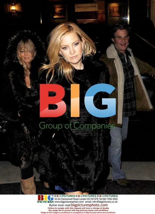 Kate Hudson, Kurt Russell, and Goldie Hawn in NYC