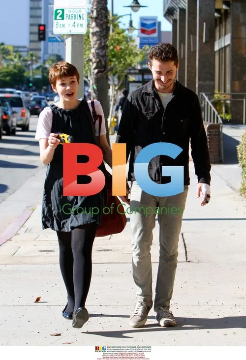 Shia Labeouf & Carey Mulligan Kissing in Studio City