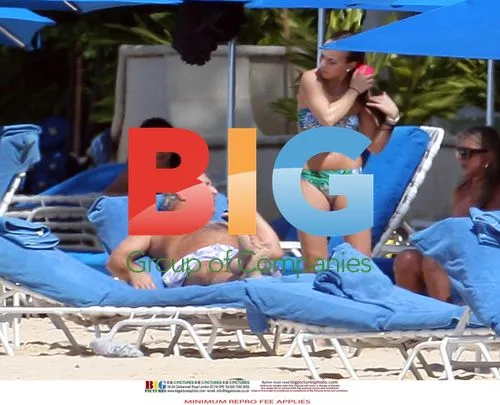 Sir Philip Green Relaxing in Barbados