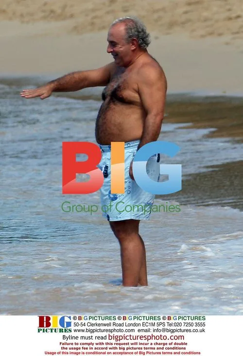 Philip Green on Caribbean holiday