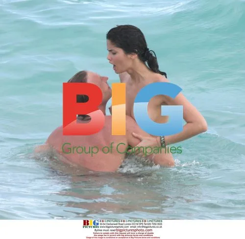 Shermine Shahrivar and Thomas Kretschmann in Caribbean
