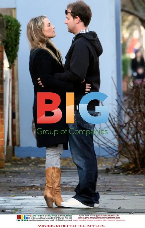 Declan Donnelly and Georgie Thompson kiss and hug
